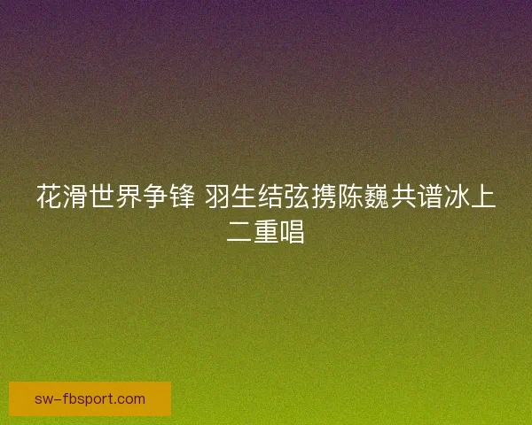 花滑世界争锋 羽生结弦携陈巍共谱冰上二重唱 花滑世界争锋 羽生结弦携陈巍共谱冰上二重唱
